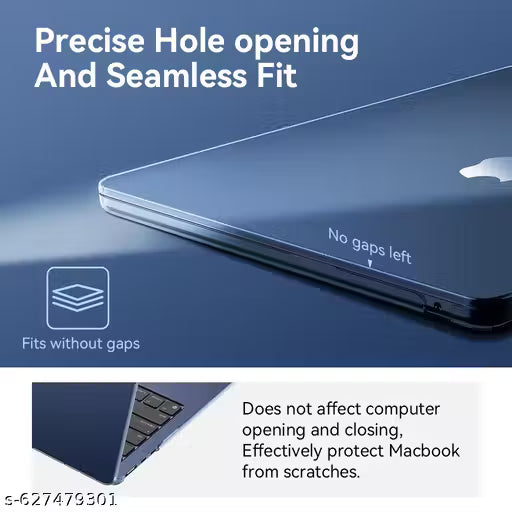 MacBook Air 13  Display Matte Clear Blue Laptop Case Protective Shell Cover